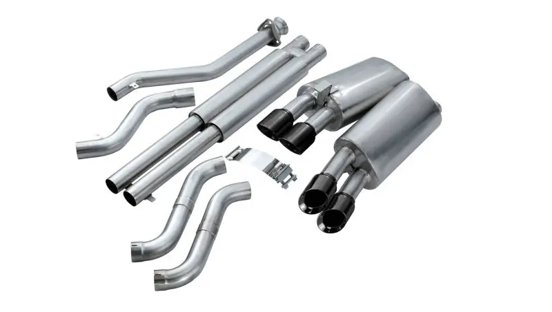 Corsa Sport Cat-Back Exhaust System With Dual 3.5" Black Tips – 1996 Chevrolet Corvette C4 Lt4 (5.7L V8) 2