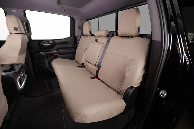 Covercraft 1996-02 Toyota 4Runner Polycotton Seatsaver Custom Second Row Seat Covers - Taupe 1