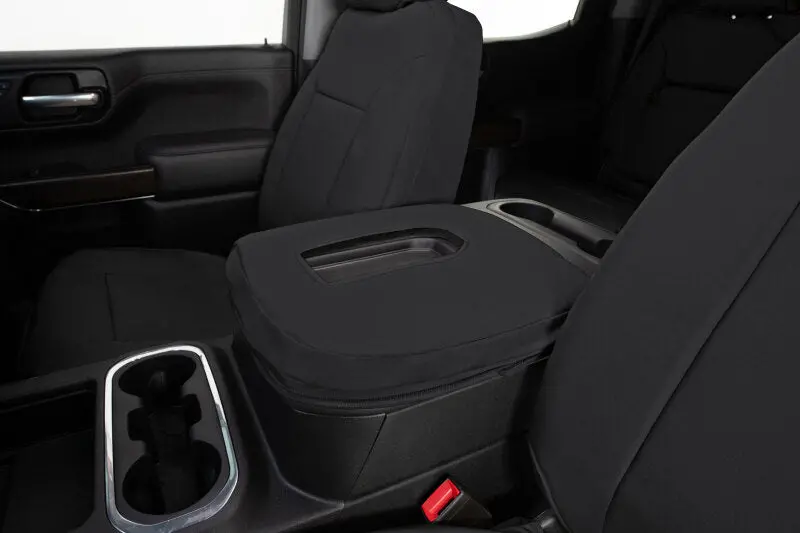 Covercraft Endura Precisionfit Third-Row Seat Covers For 2011–2024 Dodge Durango – Black-On-Black 1