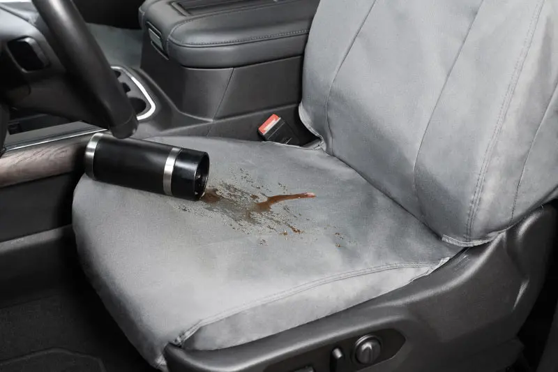 Covercraft Seatsaver Waterproof Polyester Seat Covers – Second Row, Grey, For 2014–2019 Toyota Highlander 2
