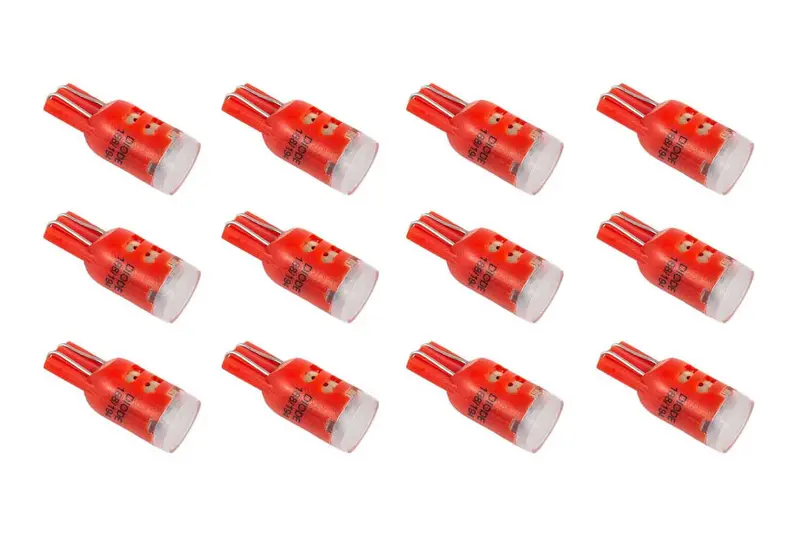 Diode Dynamics Hp5 Led Bulbs – 194 Red, Pack Of Twelve 1