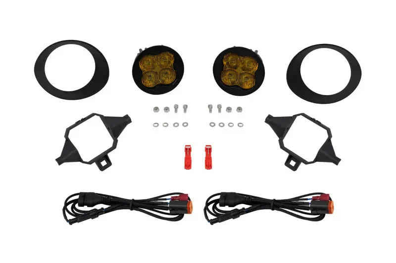 Diode Dynamics Ss3 Sport Fog Light Kit – Sae-Compliant Yellow Beam For Enhanced Visibility 1