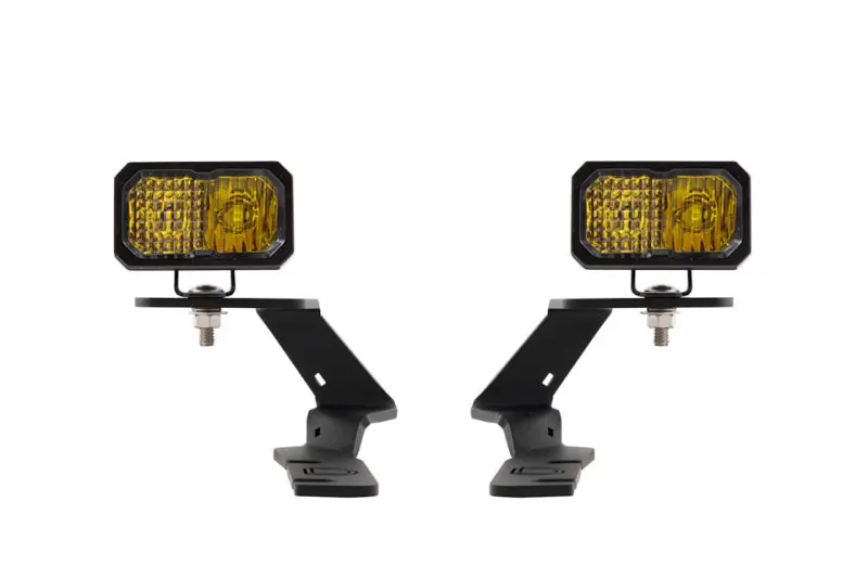 Diode Dynamics Stage Series Ditch Light Kit – 2-Inch Yellow Pro Led For 2019–2021 Ford Ranger 1