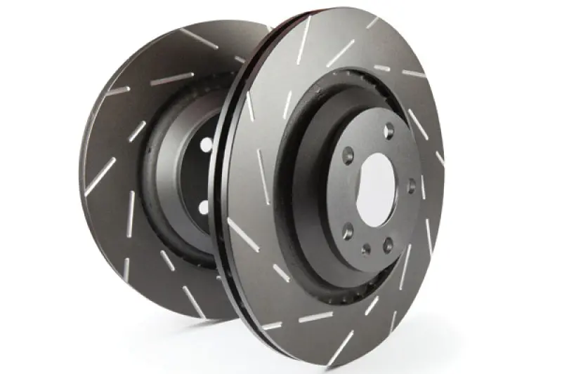 Ebc Usr Slotted Front Brake Rotors For 2017+ Bmw 330I (F30) 2.0L Turbo 1
