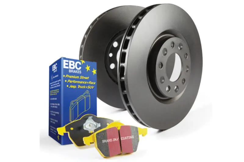 Ebc Yellowstuff High-Performance Brake Kit – S13 Front Pads And Rk Drilled & Slotted Rotors 1