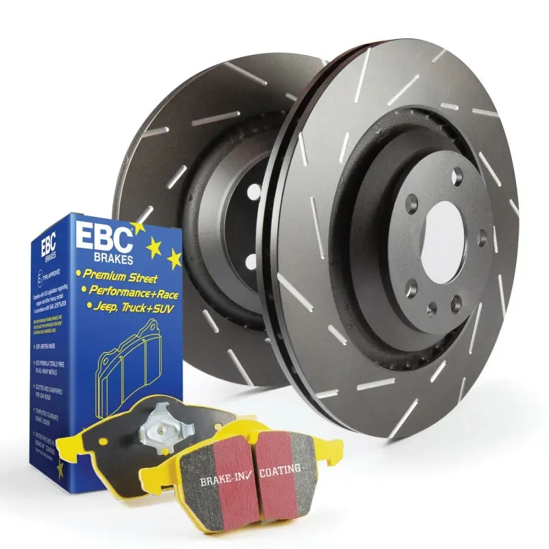 Ebc Yellowstuff Performance Brake Pad & Usr Drilled Rotor Kit 1