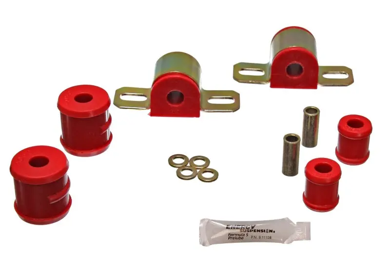 Energy Suspension Rear Sway Bar Bushing Kit For 1967–1981 Chevrolet Camaro – 3/4" Red One-Bolt Clamp Style 1