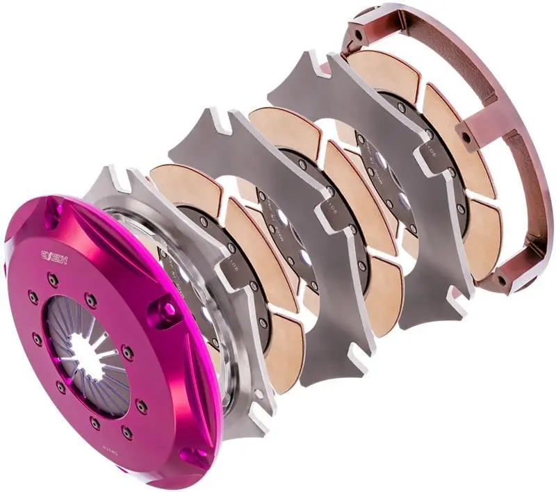 Exedy Universal Triple Metallic Clutch Kit – Builder Series, Flywheel Not Included, Requires Custom Actuation Setup 1