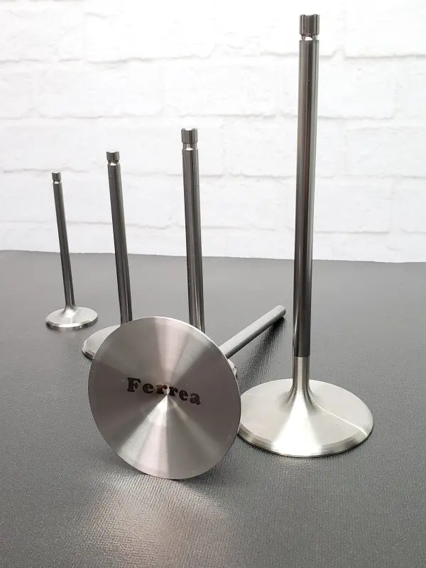 Ferrea Titanium Competition Exhaust Valves For Small-Block Chevy, Chrysler & Ford – 1.625" Stem, 15° Angle, +0.500" Oversize (Set Of 8) 1