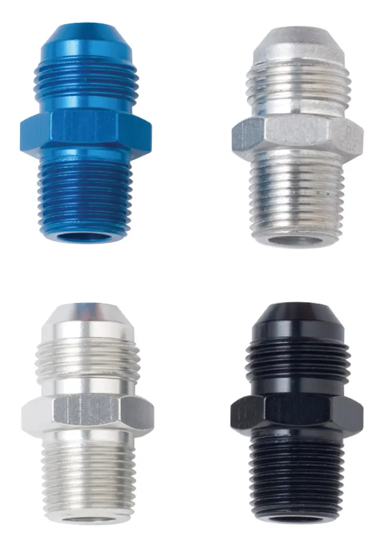 Fragola -10An To 1/2 Npt Straight Fitting – Black Anodized 1