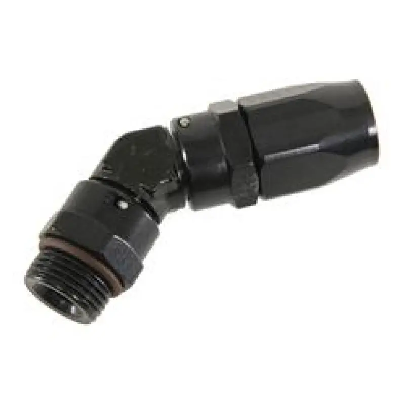 Fragola -12An 45° Swivel Hose End – Black Anodized, 1-5/16"–12 (16) Thread 1