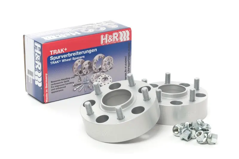 H&R Trak+ 35Mm Bolt-On Wheel Adapters — 5X120 Pcd, 72.5Mm Cb, M14X1.5 Thread 1
