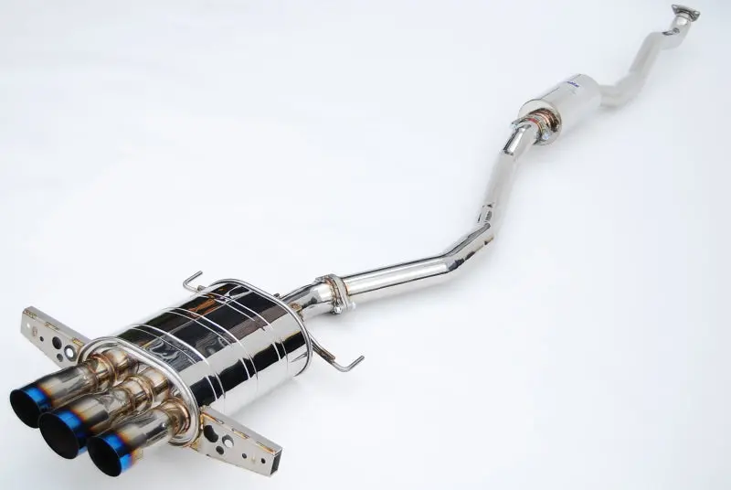 Invidia Q300 Cat-Back Exhaust System For 2017+ Honda Civic Si Hatchback – Triple Titanium Tips 1