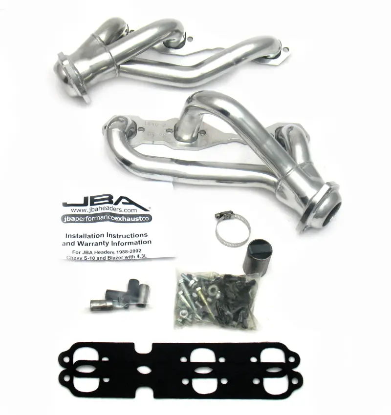 Jba Cat4Ward Ceramic-Coated Header For 1988–1995 & 2002–2003 Gm S-Series Trucks – 4.3L V6 4Wd, 1.5" Primary Tubes 1