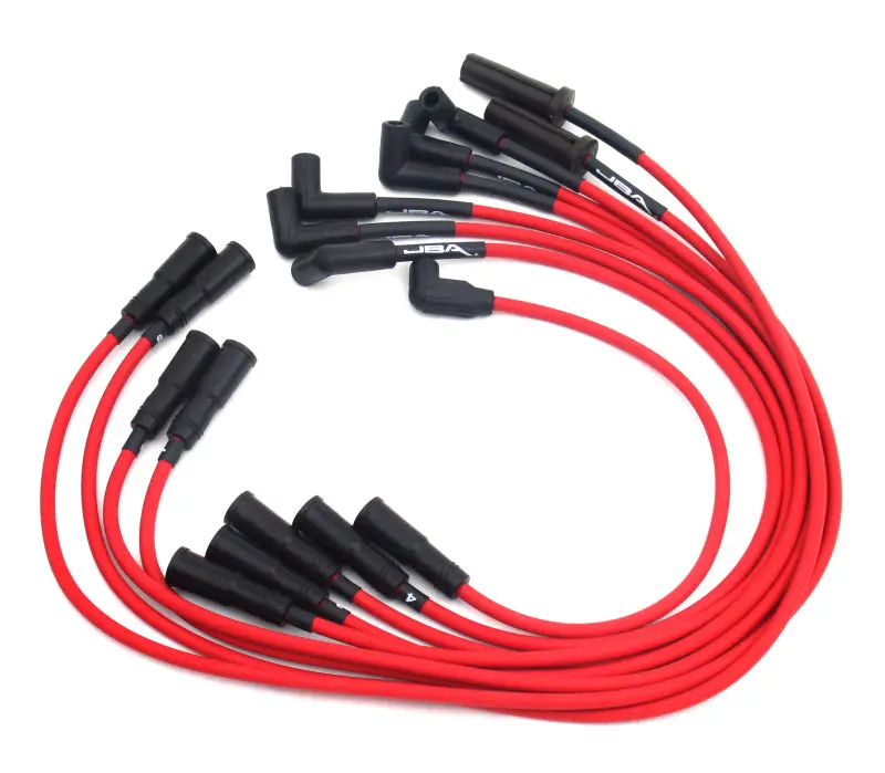 Jba High-Temperature Ignition Wire Set – Red Silicone Jacket, Direct Fit For 1992–1996 Corvette Lt1 5.7L 1