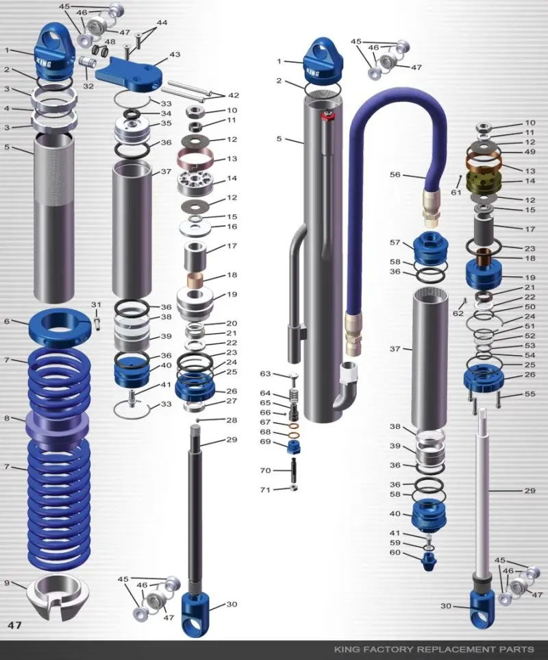 King Shocks Smooth Body Reservoir Assembly – 2.5 In Diameter, 9 In Stroke 2
