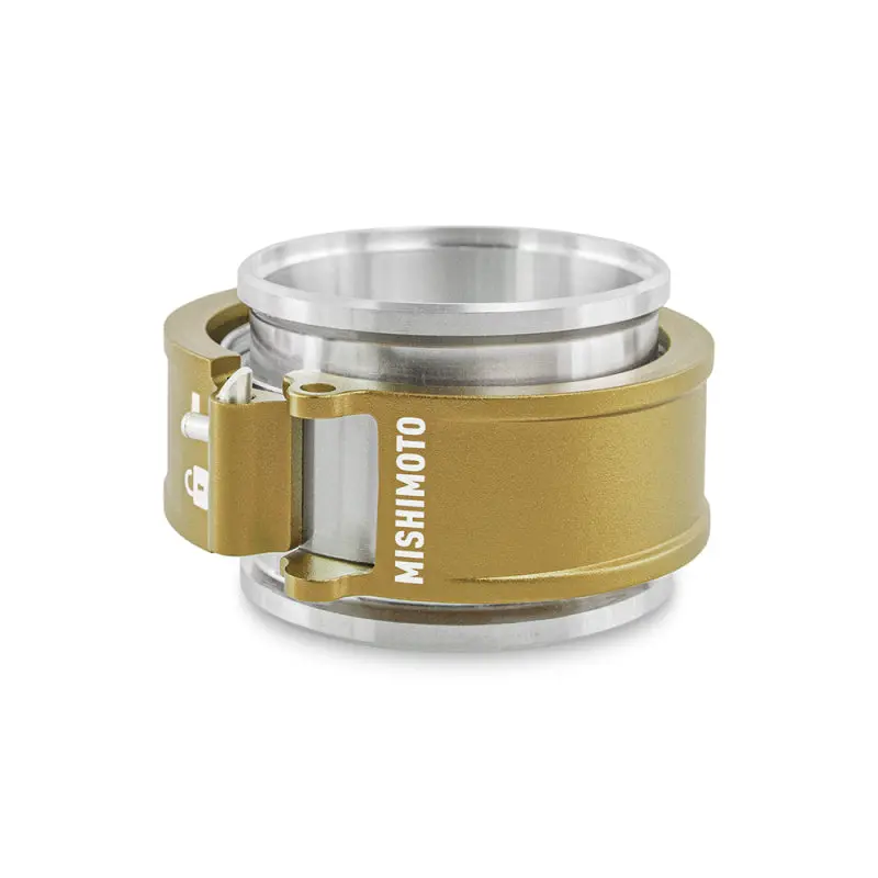 Mishimoto 2.5-Inch Quick-Release Clamp Assembly – Gold-Anodized Aluminum 2