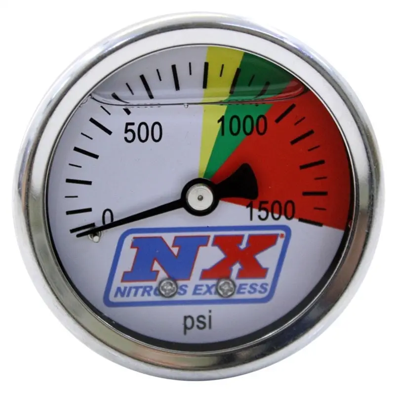 Nitrous Express Analog Nitrous Pressure Gauge – 0 To 1500 Psi Range 1