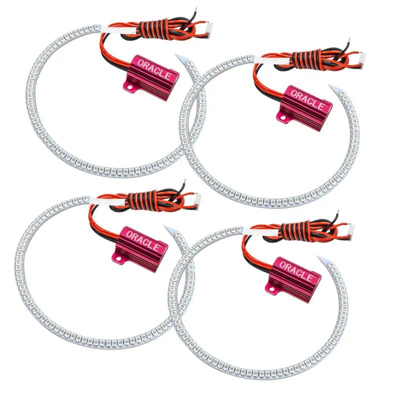 Oracle Led Halo Ring Kit For 2008–2013 Gmc Sierra – Round White Illuminated Design 2