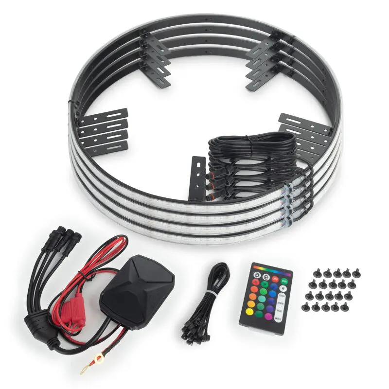 Oracle Lighting Plasma Colorshift Led Wheel Rings (16.5") With Bc2 Bluetooth Controller 1