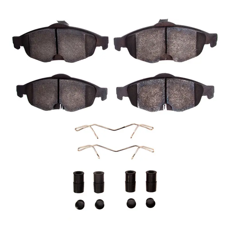 R1 Optimum Oe Front Brake Pad & Hardware Kit For 2001–2006 Chrysler Sebring 1