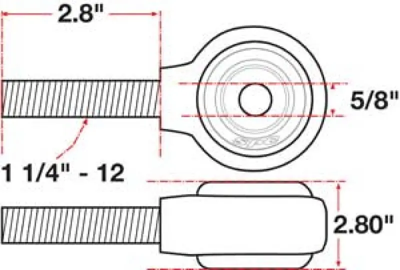 Spc Performance Xaxis Rod End Ball Joint 2