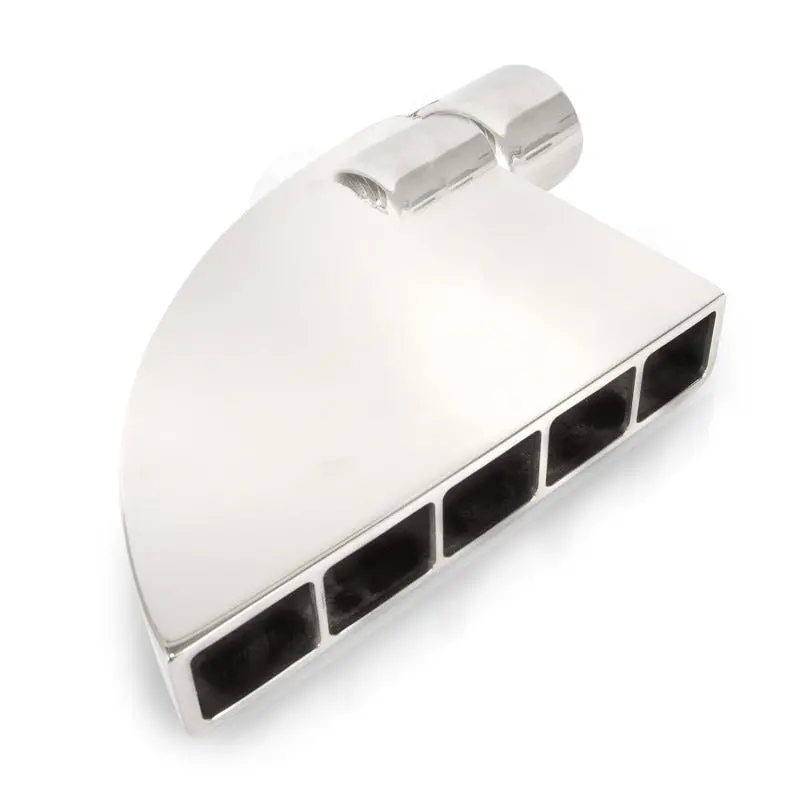 Stainless Works Boxxter 90° Bent Exhaust Tip – 2" Inlet, 1.5" X 8.5" Outlet, Stainless Steel 1