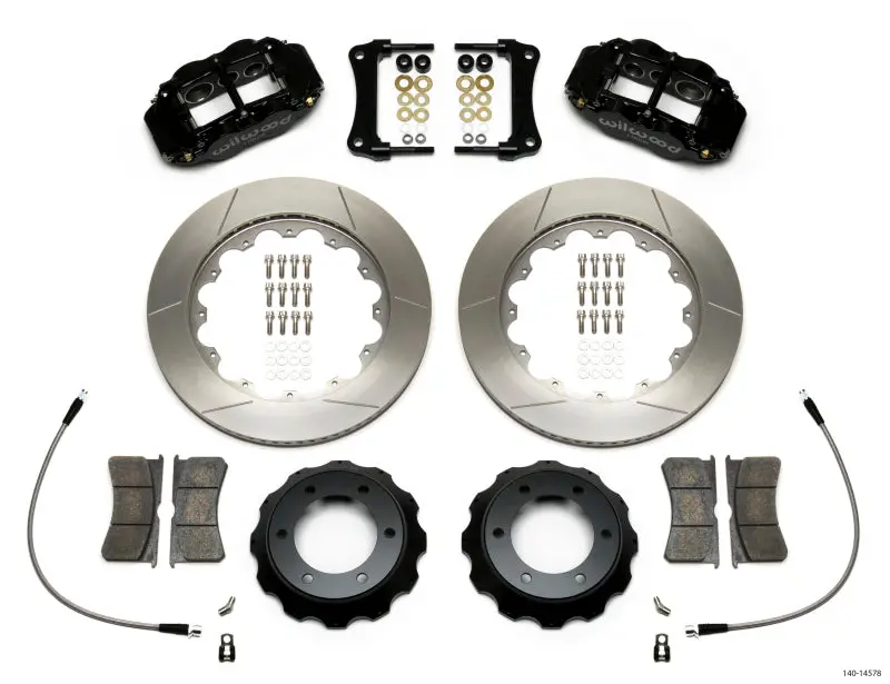 Wilwood Superlite 6R Narrow Front Brake Kit With 14" Slotted Rotors & Lines – 2005–2015 Toyota Tacoma 1